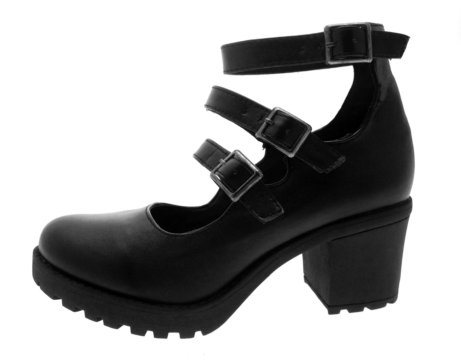 Kids Girls Mary Jane Block Heel Platforms School Smart Party Shoes Size UK 125 eBay